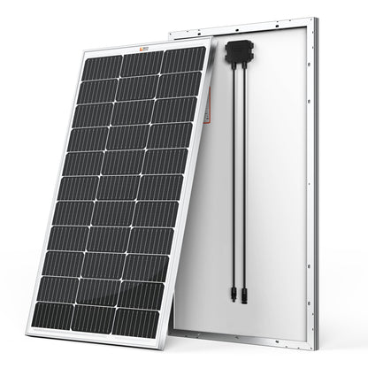 Rich Solar MEGA 100 | 100 Watt Solar Panel | Premier 12V Off-Grid Solar Panel for Vans, Campers, Boats | 25-Year Output Warranty | UL Certified