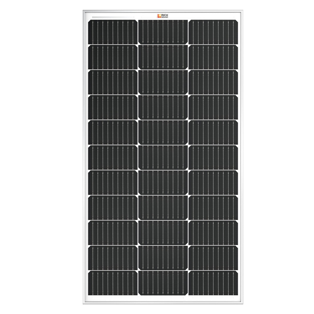 Rich Solar MEGA 100 | 100 Watt Solar Panel | Premier 12V Off-Grid Solar Panel for Vans, Campers, Boats | 25-Year Output Warranty | UL Certified