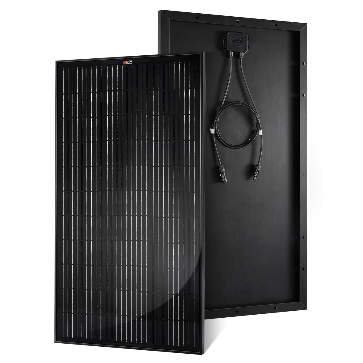Rich Solar MEGA 100 | 100 Watt Solar Panel | Premier 12V Off-Grid Solar Panel for Vans, Campers, Boats | 25-Year Output Warranty | UL Certified
