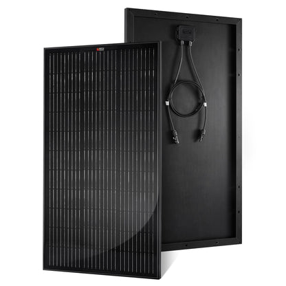Rich Solar MEGA 100 | 100 Watt Solar Panel | Premier 12V Off-Grid Solar Panel for Vans, Campers, Boats | 25-Year Output Warranty | UL Certified