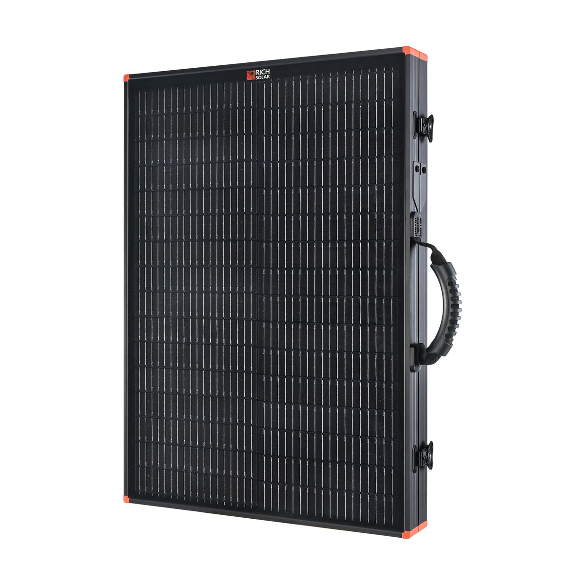 Rich Solar MEGA 100 Portable Briefcase| 100 Watt Portable Solar Panel | Premium 12V Portable Solar Panel for Generators, Vans, Campers | High Efficiency