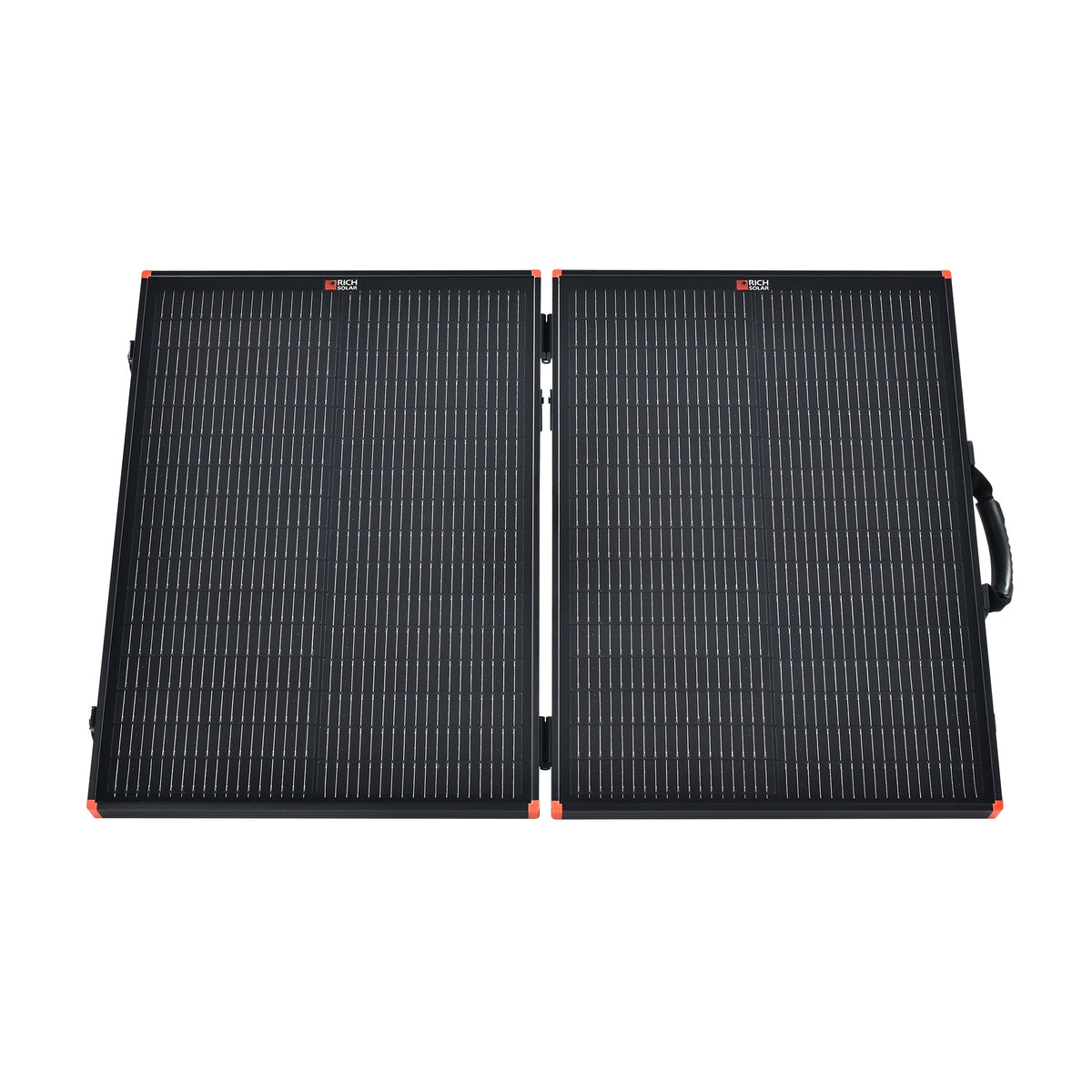 Rich Solar MEGA 100 Portable Briefcase| 100 Watt Portable Solar Panel | Premium 12V Portable Solar Panel for Generators, Vans, Campers | High Efficiency