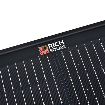 Rich Solar MEGA 100 Portable Briefcase| 100 Watt Portable Solar Panel | Premium 12V Portable Solar Panel for Generators, Vans, Campers | High Efficiency
