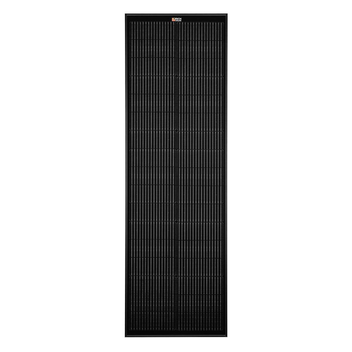 Rich Solar MEGA 100 SLIM | 100 Watt Slim Solar Panel | Compact 12V Off-Grid Narrow Solar Panel for Vans, Overlanders, Boats | 25-Year Output Warranty | UL Certified