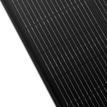 Rich Solar MEGA 100 SLIM | 100 Watt Slim Solar Panel | Compact 12V Off-Grid Narrow Solar Panel for Vans, Overlanders, Boats | 25-Year Output Warranty | UL Certified