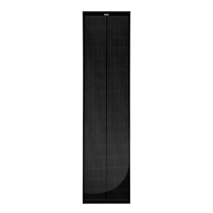 Rich Solar MEGA 130 SLIM | 130 Watt Slim Solar Panel | Compact 12V Narrow Panel for Vans, Campers, Boats | 25-Year Output Warranty | UL Certified