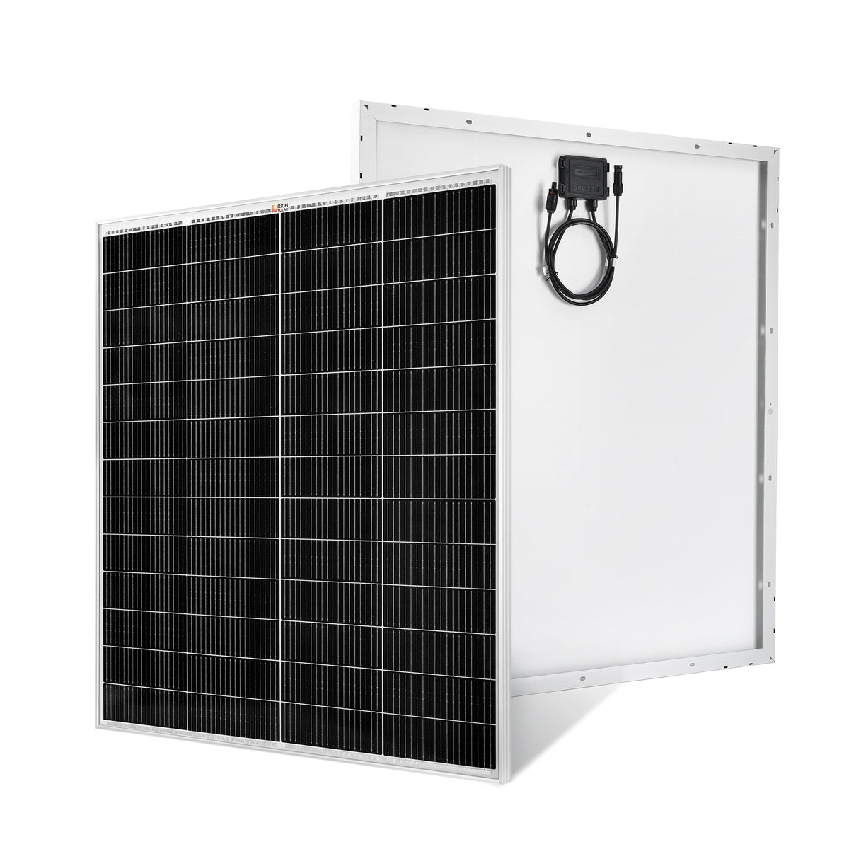 Rich Solar MEGA 175 PRO | 175 Watt Solar Panel with 20 FT MC4 Extension Cable Set | 24V Off-Grid Solar Panel for Vans, Campers & Boats | 25-Year Output Warranty | UL Certified