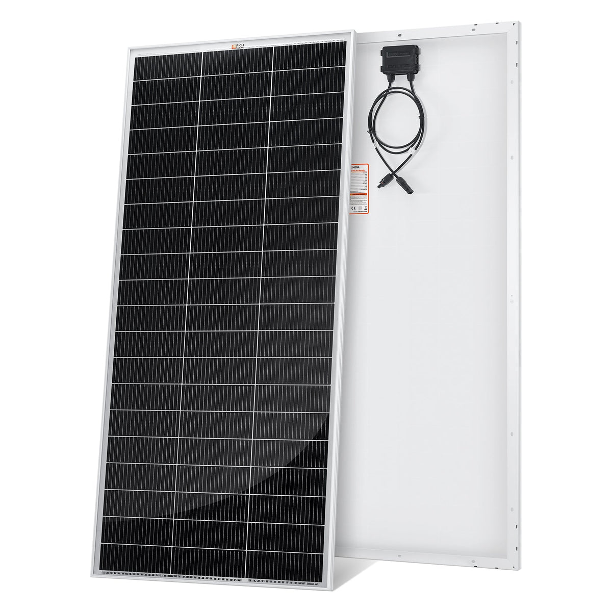 Rich Solar MEGA 200 PRO | 200 Watt 24 Volt Solar Panel | Premium 24V Off-Grid Solar Panel for RVs, Trailers, Cabins | 25-Year Output Warranty | UL Certified