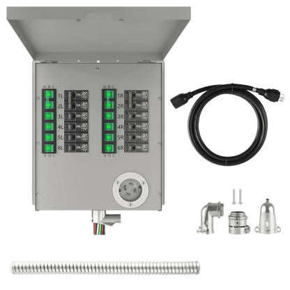 Nature's Generator 12-Circuit 120/240V 30A Non-Automatic Transfer Switch
