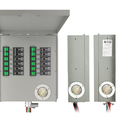 Nature's Generator 12-Circuit 120/240V 30A Non-Automatic Transfer Switch