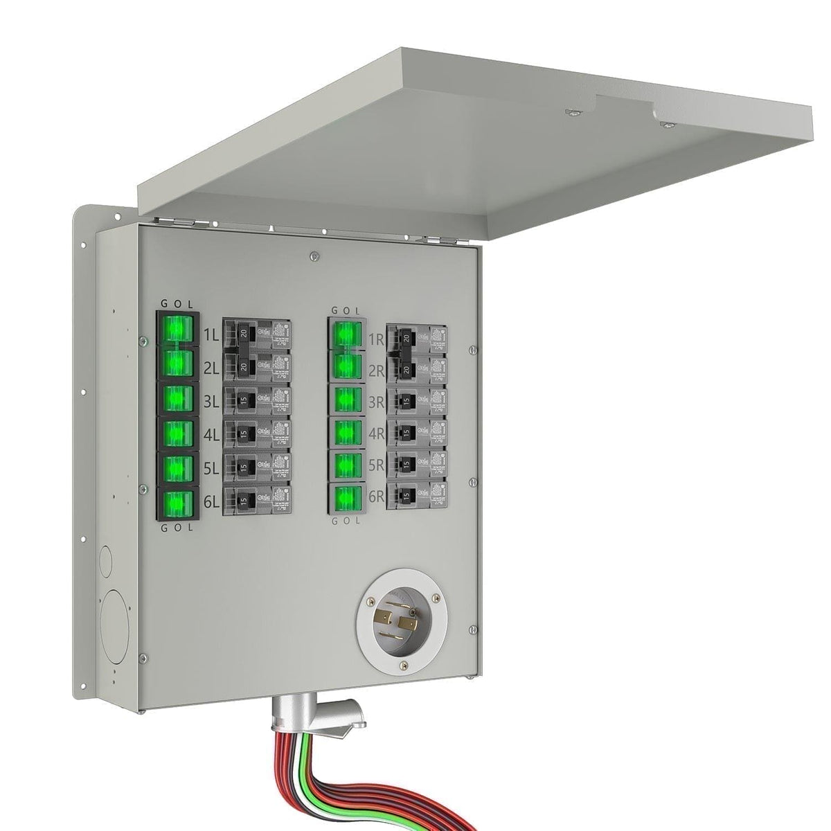 Nature's Generator 12-Circuit 120/240V 30A Non-Automatic Transfer Switch