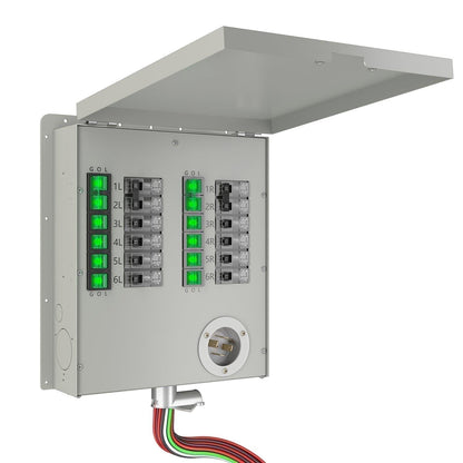 Nature's Generator 12-Circuit 120/240V 30A Non-Automatic Transfer Switch