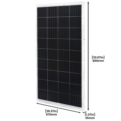 Nature’s Generator 200W Rigid Solar Panels w/ cable and connector