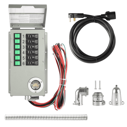 Nature’s Generator 120V 30A 6-Circuit Non-Automatic Transfer Switch
