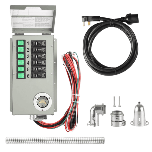 Nature’s Generator 120V 30A 6-Circuit Non-Automatic Transfer Switch