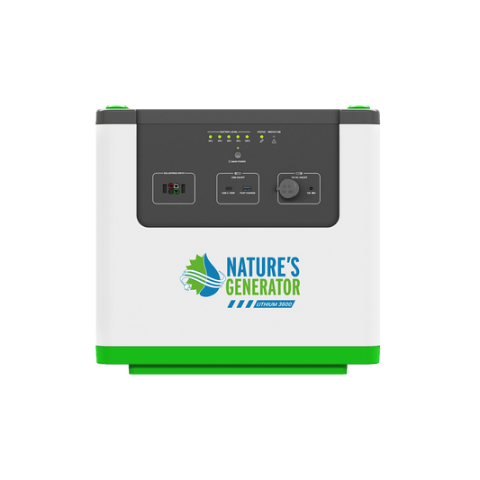 Nature's Generator Lithium 3600 Power Pod-EcoPowerit