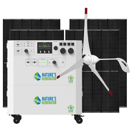 Nature’s Generator Powerhouse Gen 2 Solar and Wind Generator-EcoPowerit