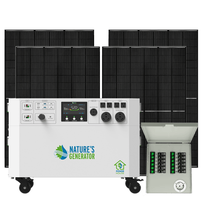Nature’s Generator Powerhouse Gen 2 Solar Generator and Transfer Switch-EcoPowerit