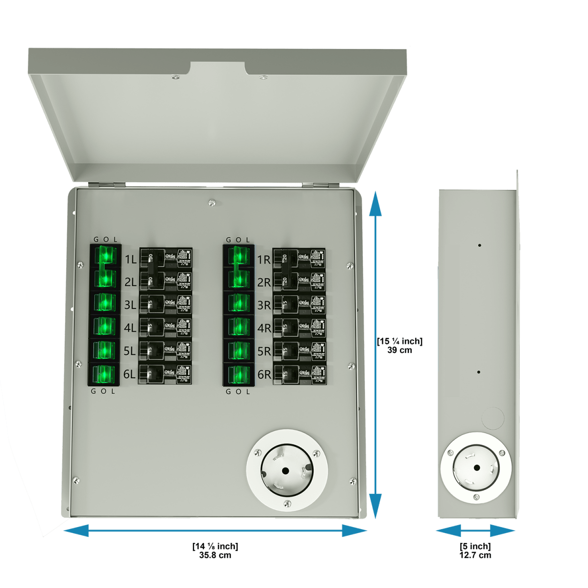 Nature’s Generator Powerhouse Gen 2 Solar Generator and Transfer Switch-EcoPowerit