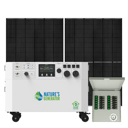 Nature’s Generator Powerhouse Gen 2 Solar Generator and Transfer Switch-EcoPowerit
