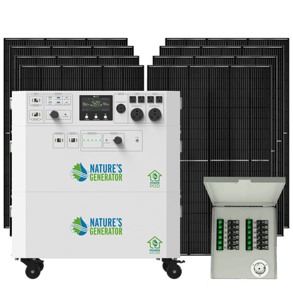 Nature’s Generator Powerhouse Gen 2 Solar Generator and Transfer Switch-EcoPowerit