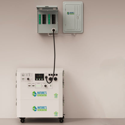 Nature’s Generator Powerhouse Gen 2 Solar Generator and Transfer Switch-EcoPowerit