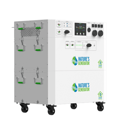 Nature’s Generator Powerhouse Gen 2 Solar Generator and Transfer Switch-EcoPowerit