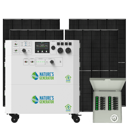 Nature’s Generator Powerhouse Gen 2 Solar Generator and Transfer Switch-EcoPowerit