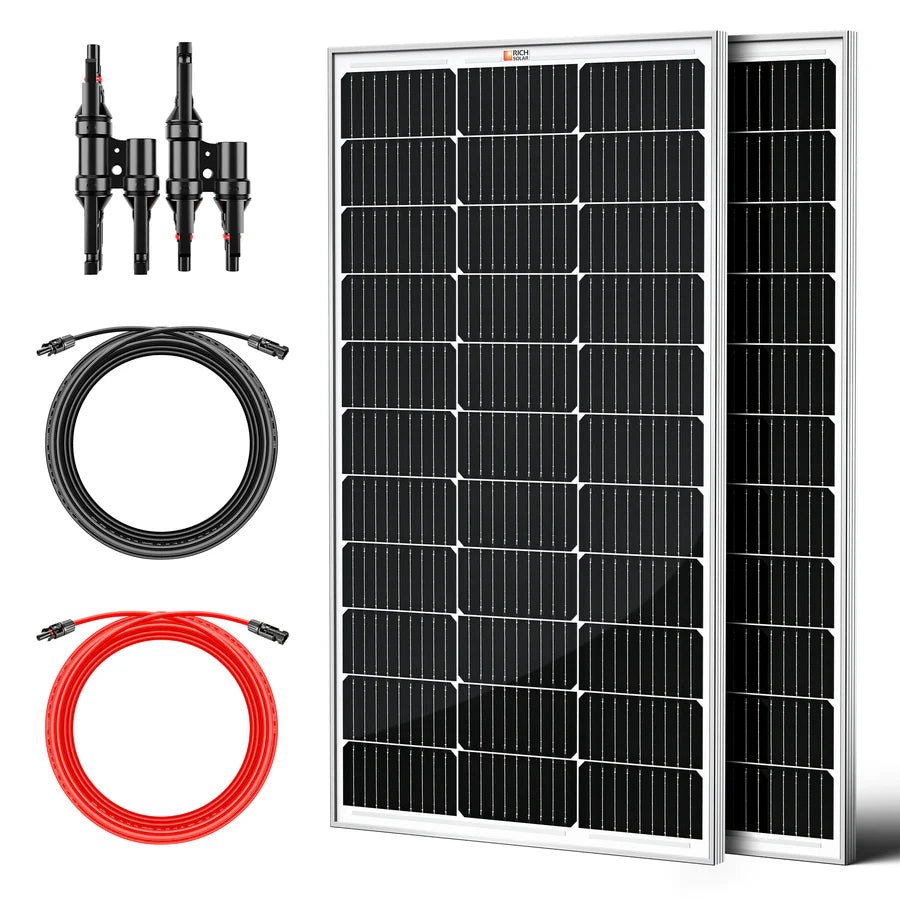 Rich Solar 200 Watt Solar Kit for Solar Generators Portable Power Stations-EcoPowerit