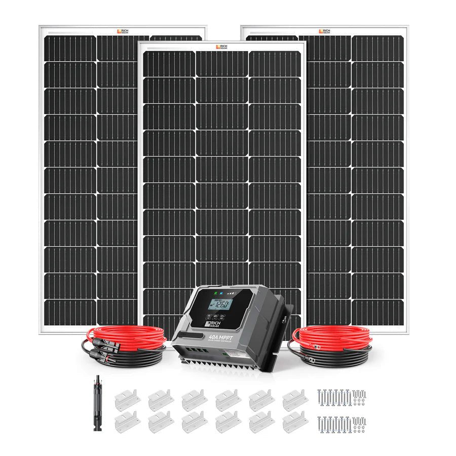 Rich Solar 300 Watt RV & Camping Solar Kit-EcoPowerit