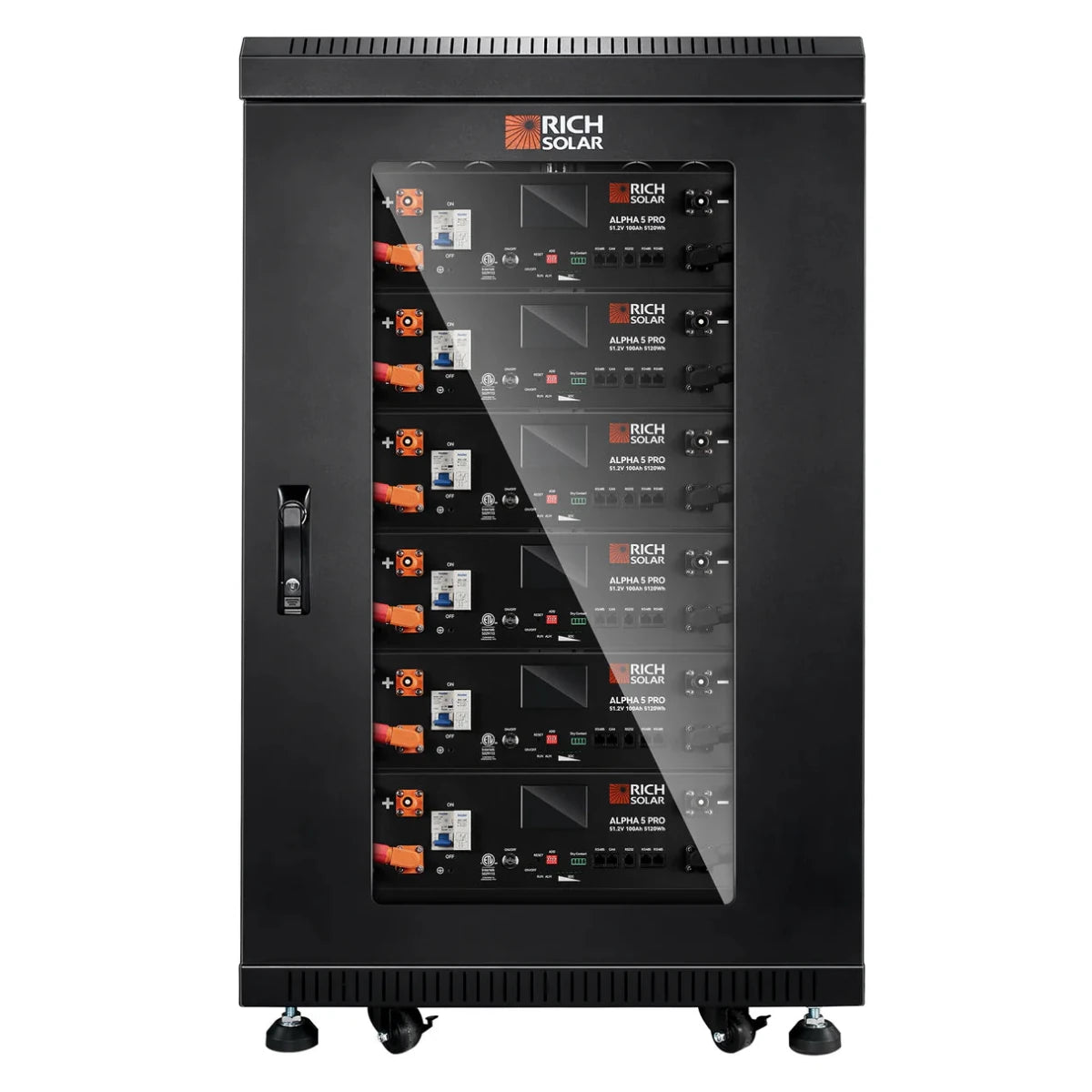 Rich Solar ALPHA 5 PRO | 51.2V 100Ah LiFePO4 Battery | Premium 48V Server Rack Lithium Battery for Residential, Commercial, RVs, Off-Grid | 7,000 Lifetime Cycles | 10 Year Warranty | UL1973, UL9540A Certified-EcoPowerit