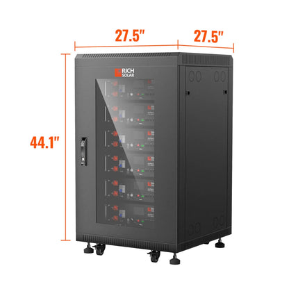 Rich Solar ALPHA 5 PRO | 51.2V 100Ah LiFePO4 Battery | Premium 48V Server Rack Lithium Battery for Residential, Commercial, RVs, Off-Grid | 7,000 Lifetime Cycles | 10 Year Warranty | UL1973, UL9540A Certified-EcoPowerit