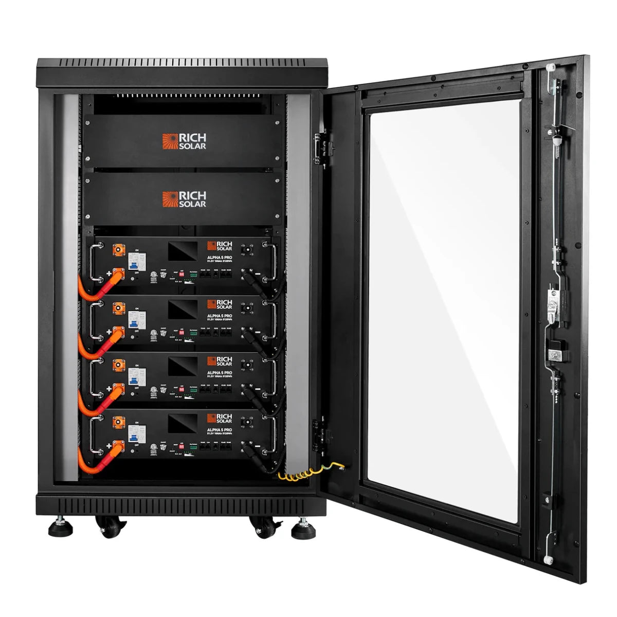 Rich Solar ALPHA 5 PRO | 51.2V 100Ah LiFePO4 Battery | Premium 48V Server Rack Lithium Battery for Residential, Commercial, RVs, Off-Grid | 7,000 Lifetime Cycles | 10 Year Warranty | UL1973, UL9540A Certified-EcoPowerit
