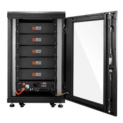 Rich Solar ALPHA 5 PRO | 51.2V 100Ah LiFePO4 Battery | Premium 48V Server Rack Lithium Battery for Residential, Commercial, RVs, Off-Grid | 7,000 Lifetime Cycles | 10 Year Warranty | UL1973, UL9540A Certified-EcoPowerit