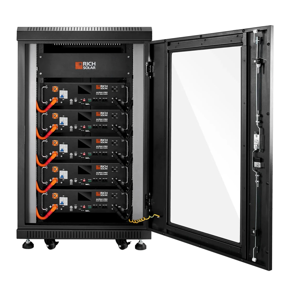 Rich Solar ALPHA 5 PRO | 51.2V 100Ah LiFePO4 Battery | Premium 48V Server Rack Lithium Battery for Residential, Commercial, RVs, Off-Grid | 7,000 Lifetime Cycles | 10 Year Warranty | UL1973, UL9540A Certified-EcoPowerit