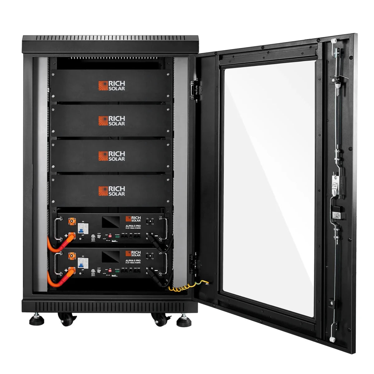 Rich Solar ALPHA 5 PRO | 51.2V 100Ah LiFePO4 Battery | Premium 48V Server Rack Lithium Battery for Residential, Commercial, RVs, Off-Grid | 7,000 Lifetime Cycles | 10 Year Warranty | UL1973, UL9540A Certified-EcoPowerit