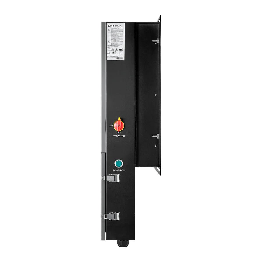 Rich Solar NOVA 12K | 12K Watt 48V Split Phase Hybrid Inverter| 12K W PV Input, 10K W Continuous Output 120/240V | Premium Inverter for Cabins, ADUs, Tiny Homes, Residential, Agriculture, Off-Grid, On-Grid | UL Certified-EcoPowerit