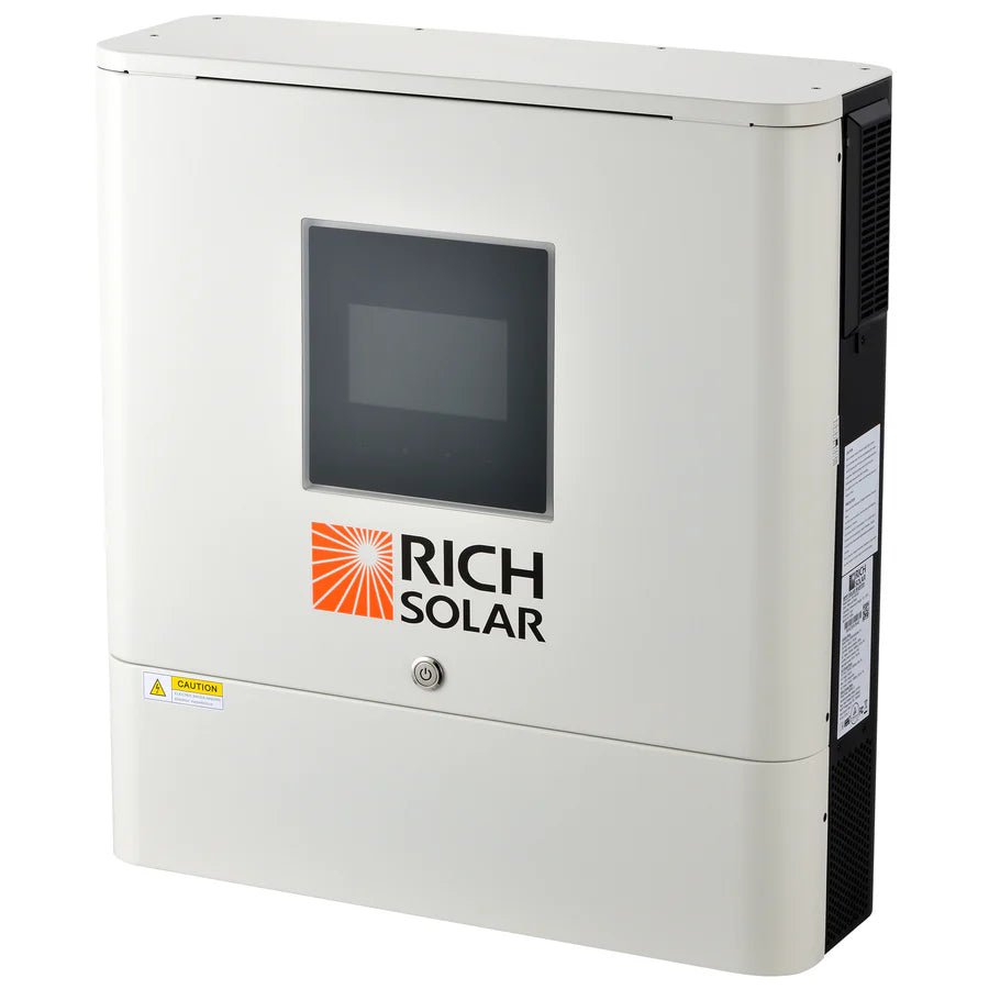 Rich Solar NOVA 6500S | 6.5kW 48 Volt Off-Grid for Campers, Cabins, Tiny Homes, ADUs, RVs, Off-Grid | Huge LCD Touchscreen with Ambient Lights | UL Certified-EcoPowerit