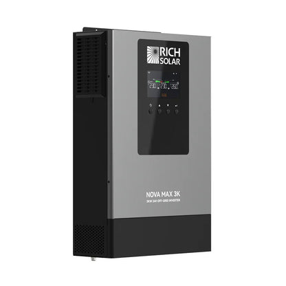 Rich Solar NOVA MAX 3K 2026 | 24V 3000W Off-Grid Hybrid Inverter | Pure Sine Wave Power for RVs, Campers, Vans, Trailers, Boats ; Off-Grid Systems-EcoPowerit