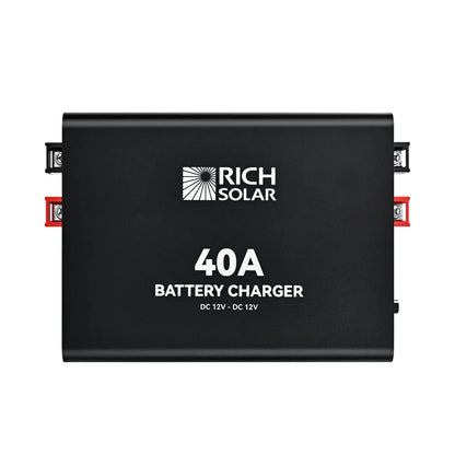 RICH SOLRA 12V DC-DC Battery Charger for RV, Van, Boat, Off-Grid | Lithium & Lead-Acid Batteries-EcoPowerit