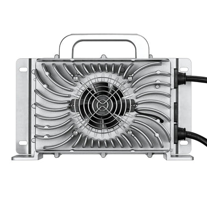 RICH SOLRA 48V (57.6V) Waterproof LiFePO4 Charger | 20A / 25A, 100-240V AC, 8-in-1 Protection, Fan-Cooled-EcoPowerit