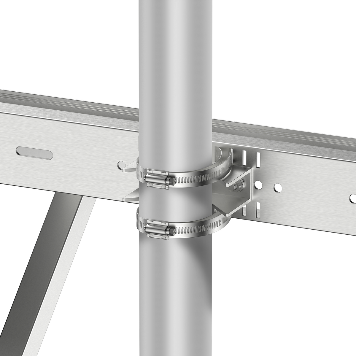 Rich Solar Adjustable Solar Pole Mount Bracket Kit