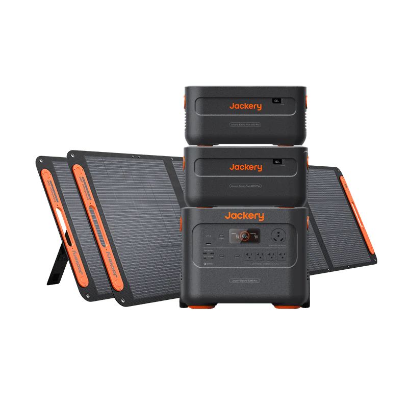Jackery Explorer 2000 Plus 2042.8 Wh Capacity 3000 W Output Portable Power Station Kits