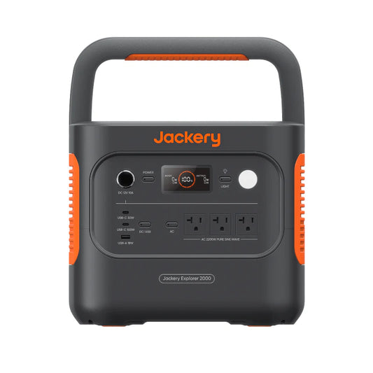 Jackery 2000 v2 Portable Power Station 2042 Wh Capacity 2200W Output Kits