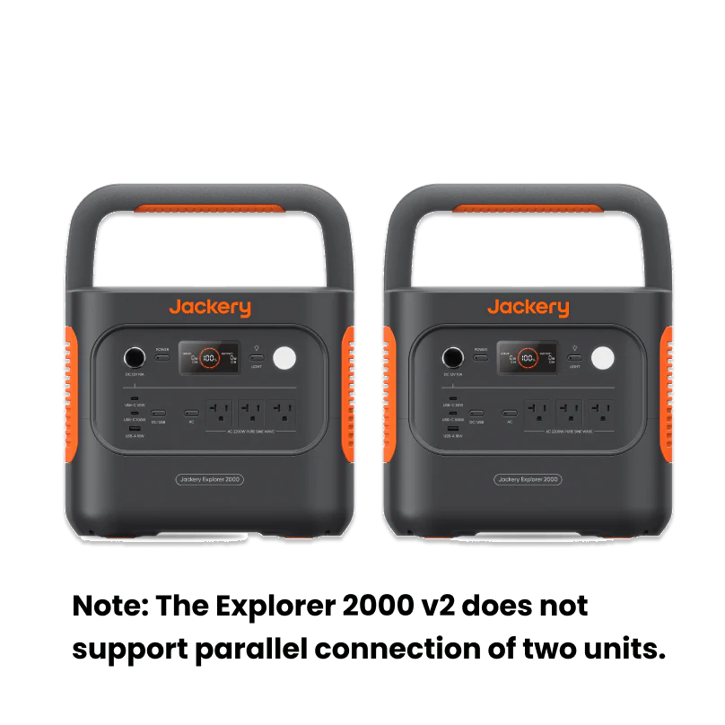 Jackery 2000 v2 Portable Power Station 2042 Wh Capacity 2200W Output K