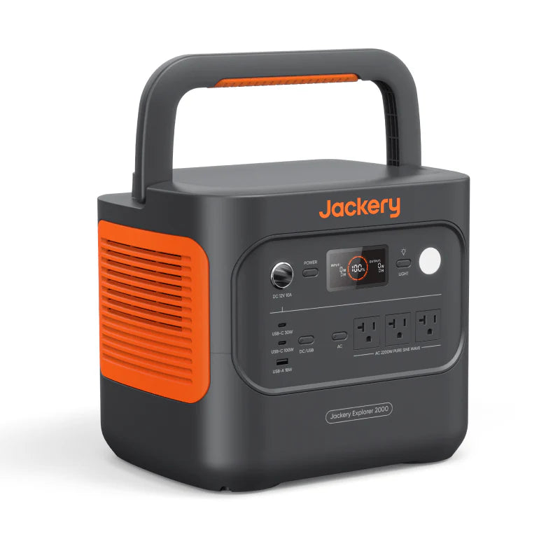 Jackery 2000 v2 Portable Power Station 2042 Wh Capacity 2200W Output Kits