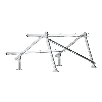 Rich Solar Solar Ground Mount | Adjustable, Easy-to-Install Brackets for 1-4 Panels