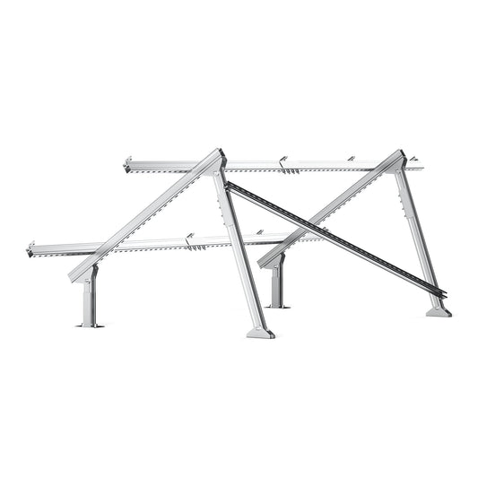 Rich Solar Solar Ground Mount | Adjustable, Easy-to-Install Brackets for 1-4 Panels