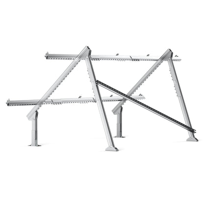 Rich Solar Solar Ground Mount | Adjustable, Easy-to-Install Brackets for 1-4 Panels