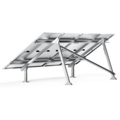 Rich Solar Solar Ground Mount | Adjustable, Easy-to-Install Brackets for 1-4 Panels